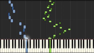 The Adventures of Tintin  John Williams Intro music piano tutorial [upl. by Naehgem]