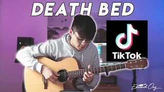 Death Bed Fingerstyle Guitar  Powfu  Coffee for your head   Edward Ong [upl. by Ahsasal]