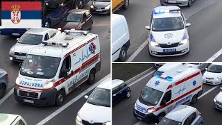 3 IN 1  Two Ambulances amp Police Car Responding with Sirens [upl. by Eeuqram]