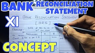 1 Bank Reconciliation Statement  Concept By Saheb Academy  Class 11 [upl. by Hairahcez]