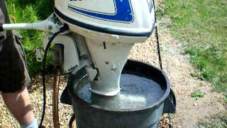 1977 Honda B75 Outboard Motor [upl. by Eednyl]