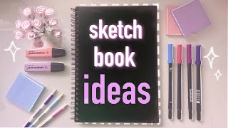 ✨5 Ways to Fill Your Sketchbook \\ aesthetic simple amp pretty ✨ episode 3 [upl. by Westfall769]