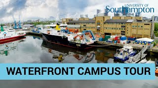 Waterfront Campus Tour  University of Southampton [upl. by Hareema]