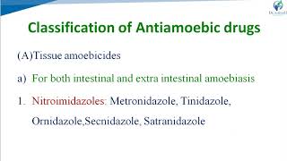 Antiprotozoal drugs Lecture 1  By Prof B B Vaghasia [upl. by Tasiana]