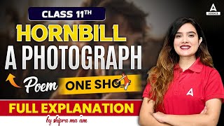 A Photograph Class 11 One Shot  Class 11 English Hornbill  By Shipra Maam [upl. by Leak]