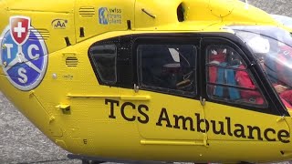 TCS Ambulance EC135 Fenestron Scale RC Model Helicopter Amazing details [upl. by Dulcie]