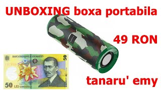 Unboxing boxa portabila la 49 de lei Borofone BR1 [upl. by Dohsar]