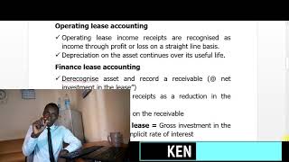 LESSOR ACCOUNTING  IFRS 16 LEASES PART 3 [upl. by Neelsaj]