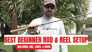 Best Beginner Fishing Rod Reel Line amp More For Using Saltwater Lures [upl. by Pavlov638]