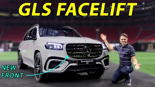 2024 Mercedes GLS facelift responds to the BMW X7 [upl. by Einhorn]