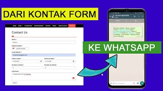 Cara Membuat Form Website Otomatis ke Whatsapp [upl. by Leftwich287]