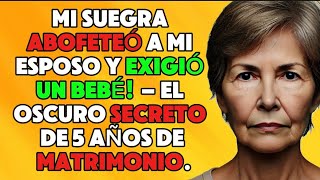 MI SUEGRA ABOFETEÓ A MI ESPOSO Y EXIGIÓ UN BEBÉ – EL OSCURO SECRETO DE 5 AÑOS DE MATRIMONIO [upl. by Jochbed]