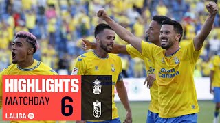 Resumen de UD Las Palmas vs Granada CF 10 [upl. by Ras]