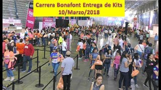 CARRERA BONAFONT ENTREGA DE KITS MARZO 2018 [upl. by Arima]