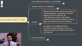 1ª Fase da dosimetria da pena Art 59 do Código Penal Noções gerais para a formação da penabase [upl. by Rabush]