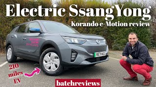 SsangYong Korando eMotion Electric review [upl. by Roley417]