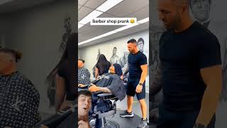 BARBER SHOP PRANK shorts prank relatable funny [upl. by Ellenehc]