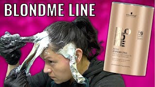 Bleaching my hair for the first time with Schwarzkopf Blondme [upl. by Betteanne]