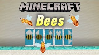 Minecraft Bee Banner Designs  Its Banner Time [upl. by Inaej]