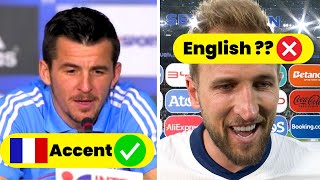 5 ENGLISH Players amp Managers with FOREIGN ACCENTS [upl. by Maxey]