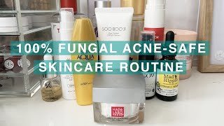 MY 100 FUNGAL ACNESAFE SKINCARE ROUTINE [upl. by Ogdan]