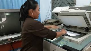 Procedure how to copy document using photocopy machine [upl. by Honeyman327]