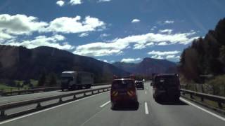 Time lapse over the Brenner Pass [upl. by Hollinger]