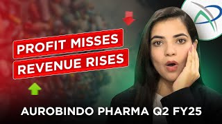 Aurobindo Pharma Q2 Report Revenue Jumps 8 Profit Below Target q2report aurobindo [upl. by Stoops780]