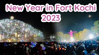 2023 New Year in Fort Kochi  Cochin Carnival  New Year Night 🥳 [upl. by Otrevogir]