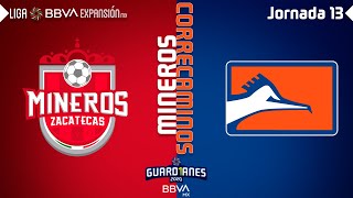 Resumen  Mineros 5  1 Correcaminos  Jornada 13  Guard1anes2020  Liga BBVA Expansión MX [upl. by Anahsirk716]