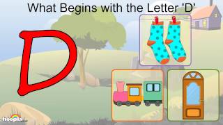 Learn About The Letter D  Preschool Activity  HooplaKidz [upl. by Knox]