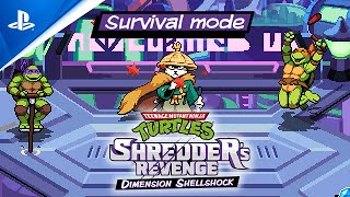 Teenage Mutant Ninja Turtles Shredders Revenge  Survival Mode Reveal  PS5 amp PS4 Games [upl. by Hereld]