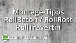 StoneslikeStones Montage RollBeton und RollRost [upl. by Jamille]