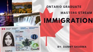 ONIP  Masters degree Graduate Stream Immigration  Ontario [upl. by Domph]