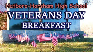 HatboroHorsham High Schools Veterans Day Breakfast 2024 [upl. by Notlrak945]