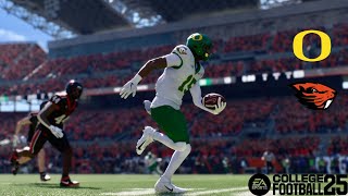 Oregon vs Oregon State  EA Sports College Football 25 [upl. by Doehne]