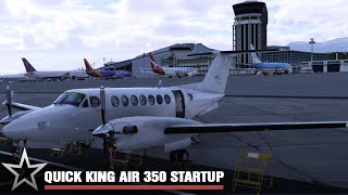 Quick start the XPlane 12 King Air 350 [upl. by Reo]