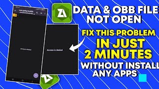 Zarchiver Cant Use This Folder  Zarchiver data File Problem  Zarchiver Android Access is denied [upl. by Zaob]