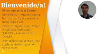 Presentación Curso de Introducción al Coaching Ontológico [upl. by Khanna441]