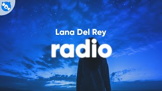 Lana Del Rey  Radio Clean  Lyrics [upl. by Nagah]