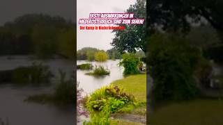 Erste Überflutungen in Niederösterreich Tendenz steigend viralvideo shortvideo flashflood [upl. by Shirlene]