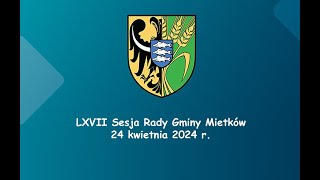 Sesje Rady Gminy Mietków  transmisje na zywo [upl. by Rockefeller]