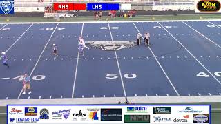 Lovington Football vs Roswell High [upl. by Ronni]