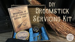 DIY Broomstick Servicing Kit  Fleetwoods Handle Polish  Handbook of Broom care  Harry Potter [upl. by Llerraf]