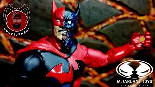 Unboxing y Revision TwoFace As Batman Batman Reborn McFarlane Toys en español [upl. by Yreffej]