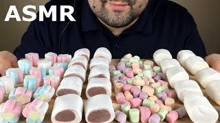 ASMR MARSHMALLOWS EATING SOUNDS Eating Show Mukbang NO TALKING [upl. by Nallak]