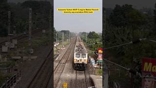 Awesome fast WAP5 MaldaHowrah Intercity exp overtakes EMU Local [upl. by Cheney]