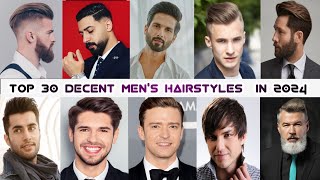 Top 30 Decent Mans Hairstyles for Formal Events in 2024 Mans Hairstyles 2024 [upl. by Anafetse]