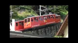 Pilatus bahn alpnachstad ピラトス登山鉄道 アルプナシュタット [upl. by Dosi]