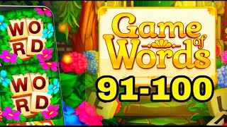 GAME OF WORDS Word Puzzles 91 92 93 94 95 96 97 98 99 100 [upl. by Adnic]